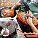 18FT Reach 6-in-1 Car Wash Brush Kit with Telescopic Pole for RV