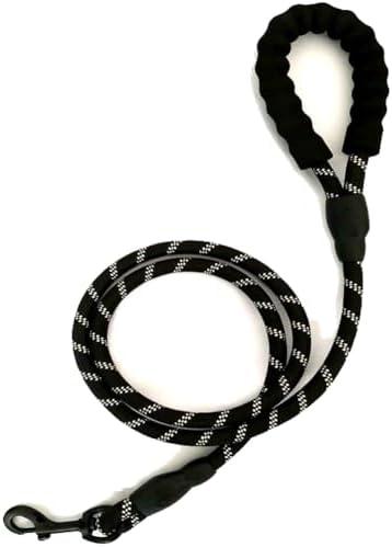 Elledia Dog Rope Leash with Comfortable Padded Handle Pet Training Leash for Dogs Cats Puppy 4 feet