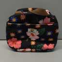 CaCTOUR Large Lunch Box for Women, Cute Lunch Box Cooler Bag, Portable Insulated LunchBox Reusable Corduroy Lunch Tote for Work/Travel/Picnic (Flower)