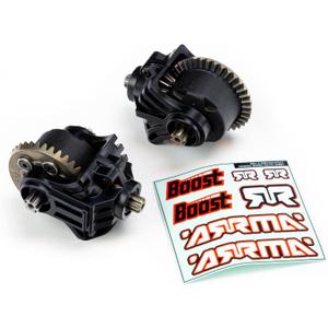 ARRMA Front & Rear Metal Diff Boost Box, ARA210007