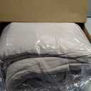 Bedsure Queen Comforter Set, Linen Soft Prewashed Bedding for All Seasons, 3 Pieces GentleSoft Bed Set, 1 Lightweight Comforter (90"x90") and 2 Pillowcases (20"x26")