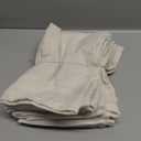 Laura Ashley Harper Luxuriously Smooth Fabric Napkins for Formal or Casual Dining, Holiday, Banquet, Wedding or Party, Set of 6 Napkins, Ivory