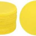 Carpet Spot Markers, 4 Inch Circle Floor Dots for Classroom Carpet, Circles Spots Dots for Preschool Teacher Supplies, Flexible Seating, Yellow