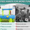 Bitubi Rechargeable Water Table Pump for Water Table,Kids Sand Water Play Table Pump,Multiple Water Play Modes,IPX7 Waterproof,A great gift for children (Pump Only)