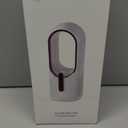 Desk Fan Bladeless, 11.8 Inch Office Fan Small, Quiet, 3 Speed Adjustment, Touch Control, Easy to Clean, Desk Fans Small Quiet, Ideal for Office, Living Room, Bedroom (Gray/Dark Red)