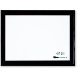 Quartet Magnetic Dry Erase Board, 17" x 23" Whiteboard/White Board, Black Frame (79282)