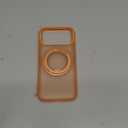 TORRAS Q3 Spin for iPhone 17 Pro Max Case with 360 Magnetic Stand, Wireless Charging Compatible, Hard PC Case for 17 Pro Max Phone Case with Stand, Translucent Cosmic Orange