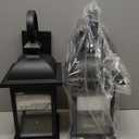 FEMILA 21" Outdoor Wall Light Fixture, 2 Pack Modern Outdoor Wall Sconce, Rust-Proof Waterproof Wall Light with Seeded Glass, Ideal for Porch, Patio, Entryway, Garage, 4FD54B2-2PK BK