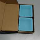 6 Pack-Silicone Freezer Tray with Lid-Stackable Soup Freezer Container Molds,2-Cup Ice Cube Trays for Perfect Portion Control,Food Storage & Meal Prep,Oven & Dishwasher Safe (Lake Blue)