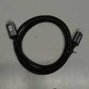 DisplayPort 1.4 to HDMI 2.1 Cable - 6FT, with 8K@60Hz,4K@120Hz,2K@144Hz,Nylon Braided Unidirectional DP (Source) to HDMI (Display) Supports HDCP 2.3 HDR10 Display Port for AMD, NVIDIA, and PC