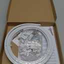 UrbanRed Flexible Bendable Ceiling Curtain Track, 9.8 ft (3 m), Mount for Rail with Curtain Tracks System, Room Divider, Curtains Rod, RV Ceiling Track for Curtains, White