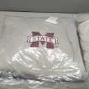 FOCO unisex adult Reversible Oversized Sherpa Sweatshirt Big Logo Hoodeez Hoodie, Team Color, One Size US