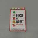 First to Worst Holiday Party Game Travel Edition - A Festive Card Game About How Your Friends & Family Rank Things for White Elephant Parties, Stocking Stuffers & Board Games Groups