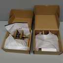 Asidrama 6 Pack Champagne Bronze Privacy Door Handles, Door Lever with Door Knobs Indoor for Bedroom or Bathroom, Heavy Duty Door Handles Interior with Locks for Left Right Sided Doors