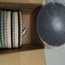 4 Inch Diamond Polishing Pads, 14 PCS 50-8000 Grit Wet/Dry Granite Stone Polish Pad Kit with 5/8-11 Backer Pad, Drill Adapter and Wool Disc for Granite Marble Concrete Stone Tile