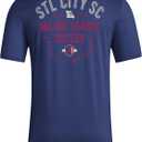adidas Men's St. Louis City Soccer Club MLS Long Sleeve T-Shirt (Team Navy Blue)