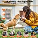 Dog Shock Collar 2 Dogs, 3300ft Dog Training Collar with Remote, IPX7 Waterproof Rechargeable Sleek Modern for All Dogs with Beep, Vibration, Safety Shock, Light Mode, 8-120 lbs NF