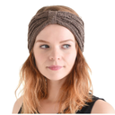 CHARM Mens Headband Lightweight Cotton - Womens Head Band Mesh Hair Accessory Unisex Wrap Brown