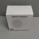 Space Heater for Indoor Use, Portable Electric Heater with 2S Fast Heating & PTC Ceramic, Tip-Over/Overheat Protection, Ultra Quiet Mini Desk Heater for Bedroom, Bathroom, Home Office (Blue)