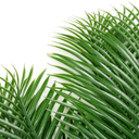 6 pcs Artificial Palm Leaves Branches for Palm Sunday Faux Fake Palms Frond Plant Artificial Tropical Plants for Floral Arrangement Hawaiian Luau Jungle Beach Wedding Party (Green) 