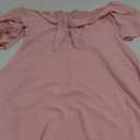 Arise Myst Womens Dresses 2025 Spring Summer Deep V Neck Casual Bow Tie Mini Cocktail Beach Dress XL