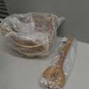 Sauna Bucket and Ladle Set - Handmade from Canadian Red Cedar Wood - Natural Rope Handle - 1 Gallon (4 Liters) Water Capacity