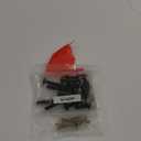 Modern Solid Wood Dining Chairs Set of 2 with Curved Back, Ergonomic Upholstered Seat, Natural Wood Legs with Adjustable Anti-Slip Foot Pad (A-Walnut, Set of 2)