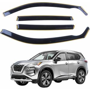 in-Channel Rain Guards for Nissan Rogue 2021-2024