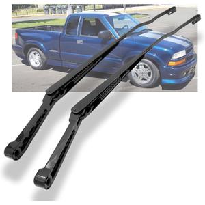 1 Pair 42534 42533 Front Windshield Wiper Arm Kit Fits Compatible with1994-2004 Chevrolet S10 Blazer GMC Sonoma Jimmy Oldsmobile Bravada 15010217 15043066