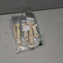 Pro Grade Paint Brushes, 5-Piece Paint Brush Set: Flat & Angle Brushes for Latex and Oil Paints, Stains, Interior & Exterior Home Improvement