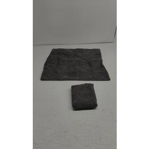 Foindtower Pack of 2 Soft Textured Throw Decorative Pillow Covers Square Accent Solid Cushion Cover Cozy Farmhouse Pillow Case with Zipper for Couch Sofa Bedroom Living Room 22x22 Inch, Charcoal