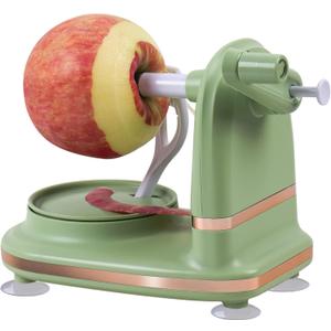 VEELAM Apple Peeler with 2 Blades Replacements, Apple Peeler Slicer & Corer for Home Kitchen Quick Applesauce Pie Making