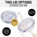 Biddlebee 20oz Insulated Tumbler with Straw and Slider Lids | Cute Stainless Steel Coffee Cup and Water Bottle with Silicone Boot | Gift for Women, Mom or Best Friend | Travel Mug Hot Cold (Desert Dreams)