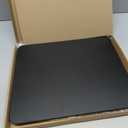 360° Rolling Tray Bamboo Appliance Slider for Kitchen Appliances, for Breville Espresso Machine Accessories, Sliding Tray for Coffee Maker Appliances Mat Easily from Under The Cabinet Black 13"×15.7"