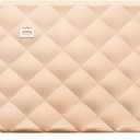 Companion wallet for women, Rigid aluminum with quilted effect, RFID protection against fraud and demagnetization, Lady Case HELSINKI Large model, passport size