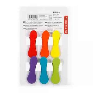 JACENT CULINARY ELEMENTS RAINBOW BAG CLI 6Pcs