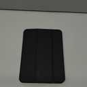 JETech Case for iPad mini (A17 Pro, 2024 Model, 7th Generation) / mini 6 (2021 Model, 6th Generation) with Pencil Holder, Clear Back Shell Stand Shockproof Tablet Cover, Auto Wake/Sleep (Black)