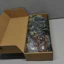 12 Pcs 27" Eucalyptus Stems Greenery Stems Eucalyptus Leaf Spray in Green Silk Plastic Plants Floral Artificial Plants for Home Party Wedding Decoration(Dark Green)