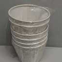 6 Pcs Chandelier Lamp Shades 5 Inch, Mini Chandelier Shades Clip On for Table Lamps Wall Lamp Replacement, Natural Linen Mini Lamps Shade, 3.5 x 5 x 5.5 in (Top Height Bottom)