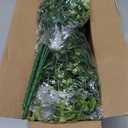 RECUTMS Artificial Boxwood Stems Fake Plant 12 Large Pieces, Faux Farmhouse Greenery Shrubs to Brighten up Your Wedding Home Kitchen Garden Patio Yard Indoor Outdoor Decor(Eucalyptus)