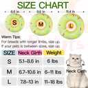 Cat Cone Collar Soft, Cute Cat Donut Collar After Surgery, Adjustable Kitten Recovery Cones to Stop Licking, Lightweight Neck Elizabethan Collars for Cats Kittens (Green, Large)