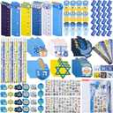 216Pcs Hanukkah Pencils Party Favors Supplies Hanukkah Gift wood Pencils Bulk Chanukah Themed Goodie Bag Stuffers Classroom Rewards