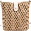 Straw Beach Bags For Women Rattan Purse Summer Straw Cross-body Bag Raffia Handbag Purses Shoulder Bag Small Bucket Bag 2026