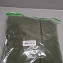 CRYSULLY Men's Tactical Front Zip Fleece Lining Hunting Mountaineering Jackets Windbreaker Coat Army Green, XL