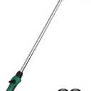 Watering Wand for Garden Hose, 30 Inch, 10 Spray Patterns, Thumb Control Garden Hose Nozzle, Adjustable Water Sprayer with Pivoting Head, Ideal for Hanging Baskets, Plants, and Shrubs, Green