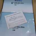 SAATLY 12 Pack 6 Inch Ultra-Thin LED Recessed Ceiling Light with Junction Box, 3000K Warm White Dimmable, 13W 110W Eqv, 850lm High Brightness - ETL and Energy Star Certified