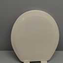 Centoco Round Toilet Seat, Heavy-Duty Wood Core with Plastic Scratch-Resistant Finish, Residential, Made in the USA, 700-106, Bone