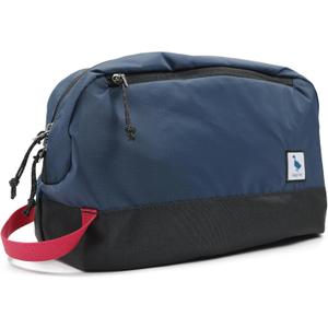 Travel Toiletry Bag 5L, Compact Travel Organizer with Waterproof TPU Wet/Dry Compartment (Blue Abyss)