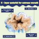 Kids Ski Gloves Waterproof Winter Snow Snowboarding Gloves Non Slip Windproof Sport Mittens for Boys Girls Youth Sledding Riding Driving Hiking (3-6 Years, Dinosaur MC02)