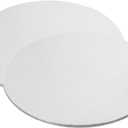 PATIKIL 80mm Steel Disc, 2Pcs Metal Stamping Blanks Tags Circle Round Metal Plate Strike DIY 304 Stainless Steel for Laser Engraving Stamping Craft Name Tag